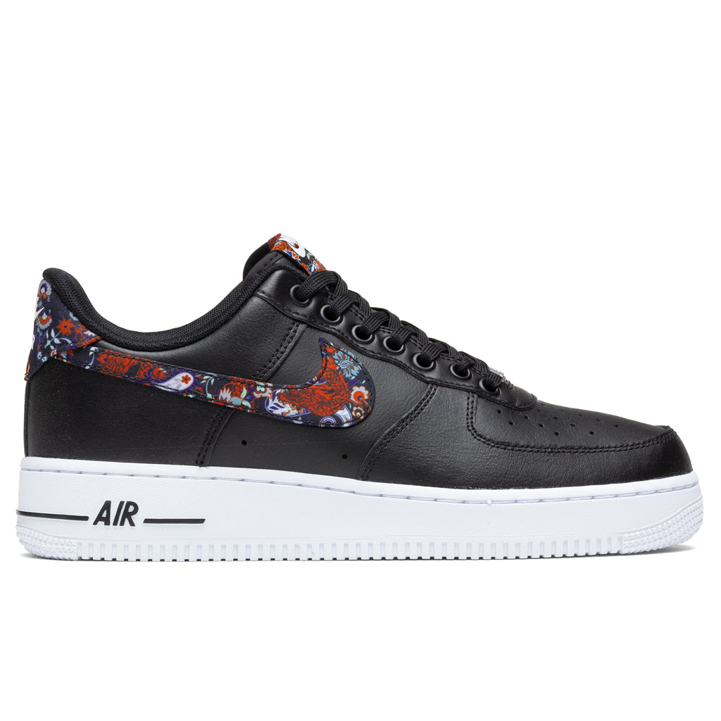 Nike Air Force 1 '07 "Fabric Swoosh" - Black/White