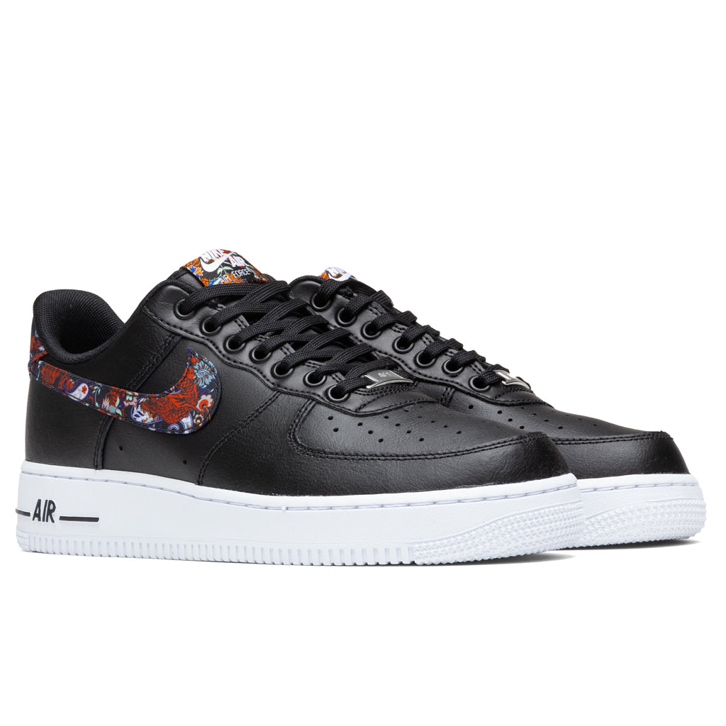 Nike Air Force 1 '07 "Fabric Swoosh" - Black/White
