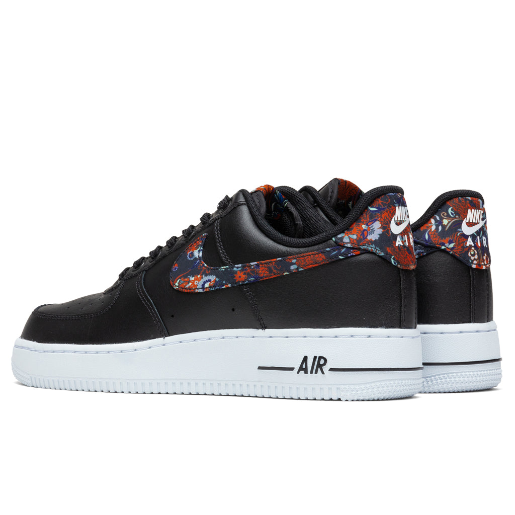 Nike Air Force 1 '07 "Fabric Swoosh" - Black/White