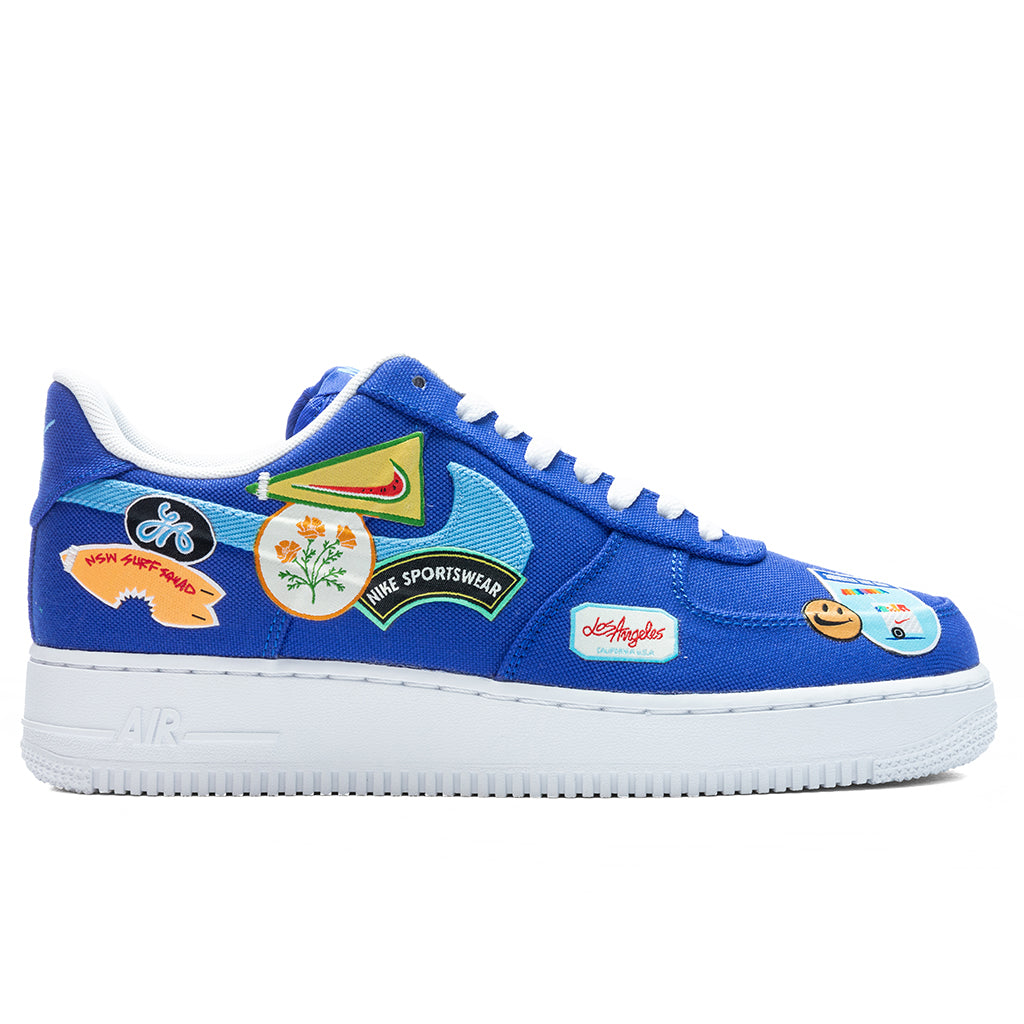 Nike Air Force 1 '07 PRM - Racer Blue/University Blue/White