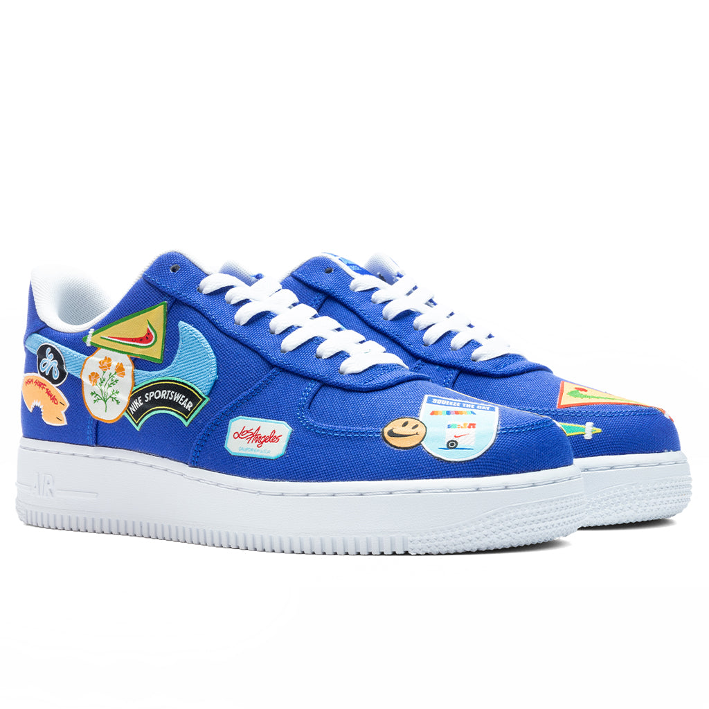 Nike Air Force 1 '07 PRM - Racer Blue/University Blue/White