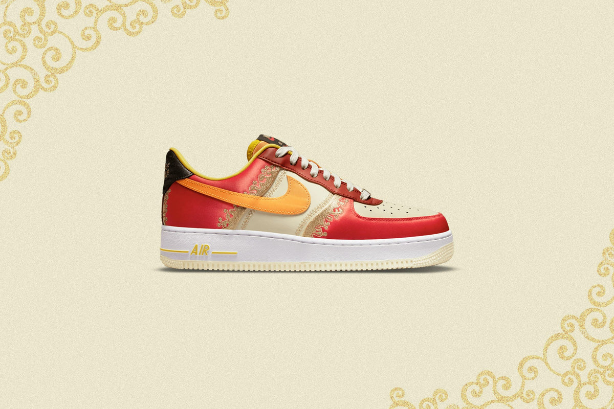 Nike Air Force 1 '07 PRM ‘Little Accra’ - Habanero Red/Light Curry/Coconut Milk