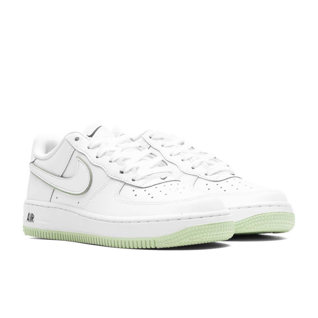Nike Air Force 1 (GS) - White/Honeydew