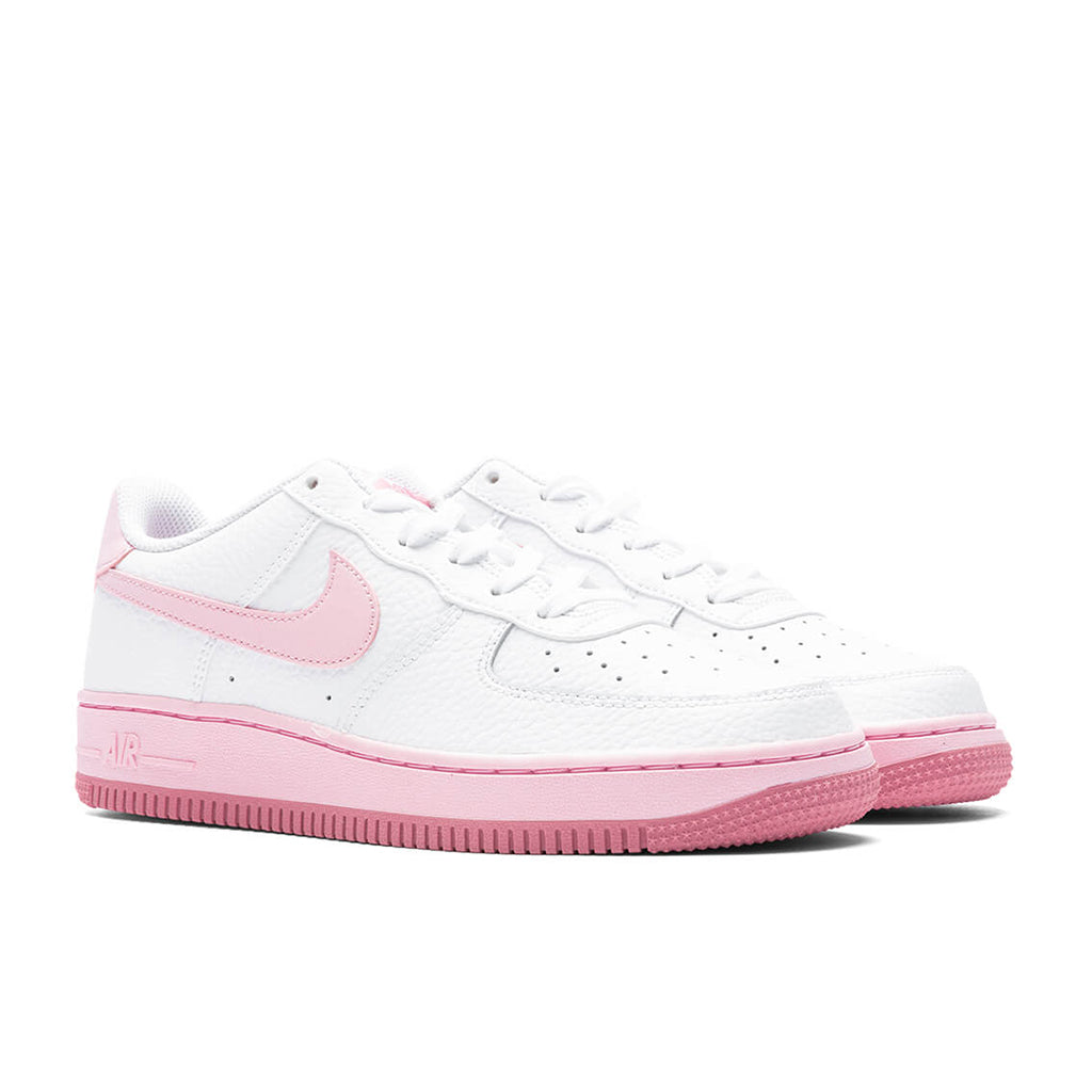Nike Air Force 1 (GS) - White/Pink Foam/Elemental Pink