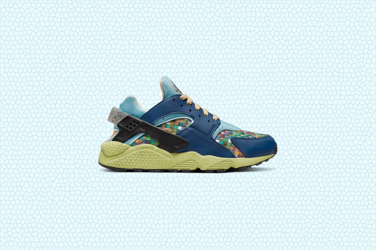 Nike Air Huarache Crater PRM - Mystic Navy/LT Lemon Twist/Worn Blue