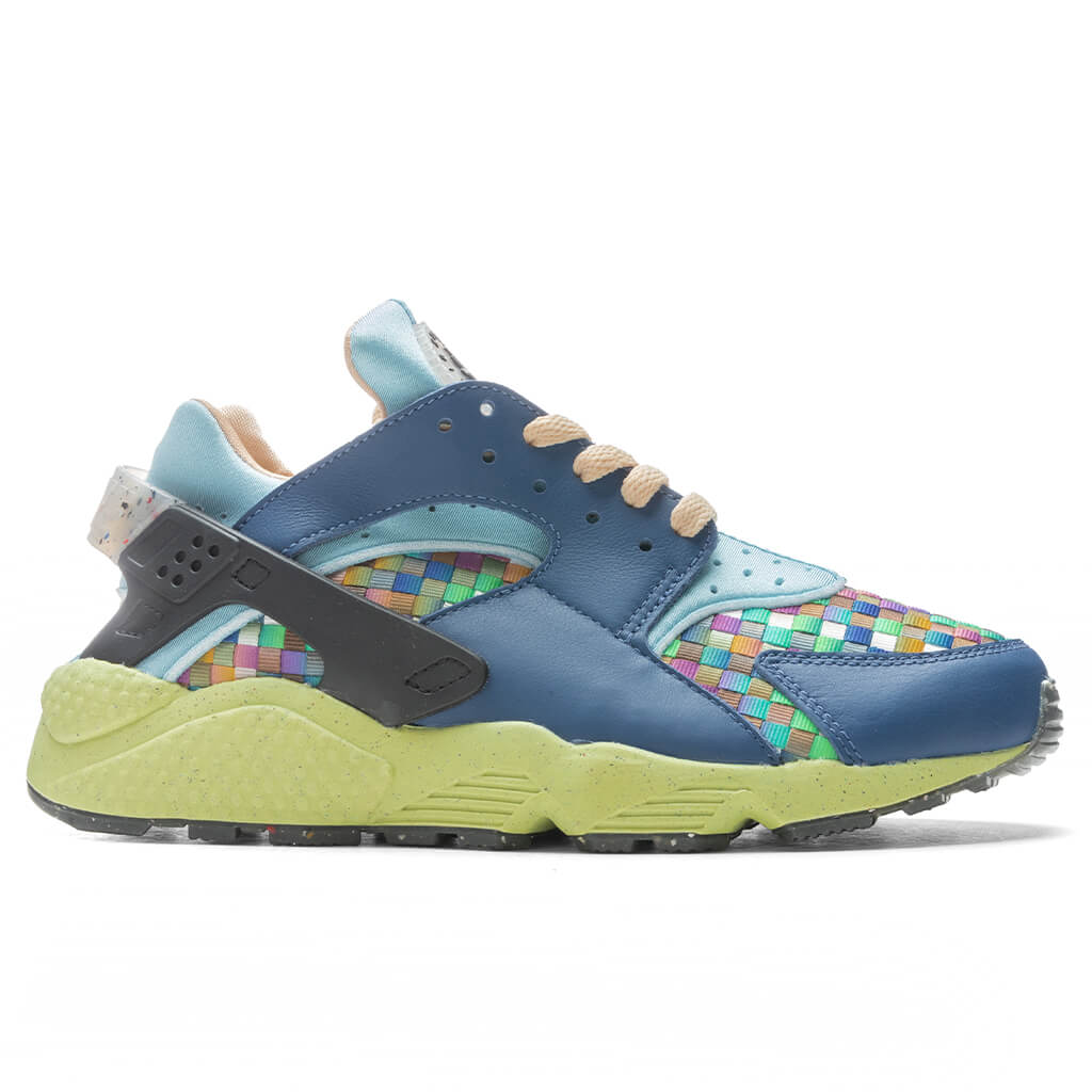 Nike Air Huarache Crater PRM - Mystic Navy/LT Lemon Twist/Worn Blue