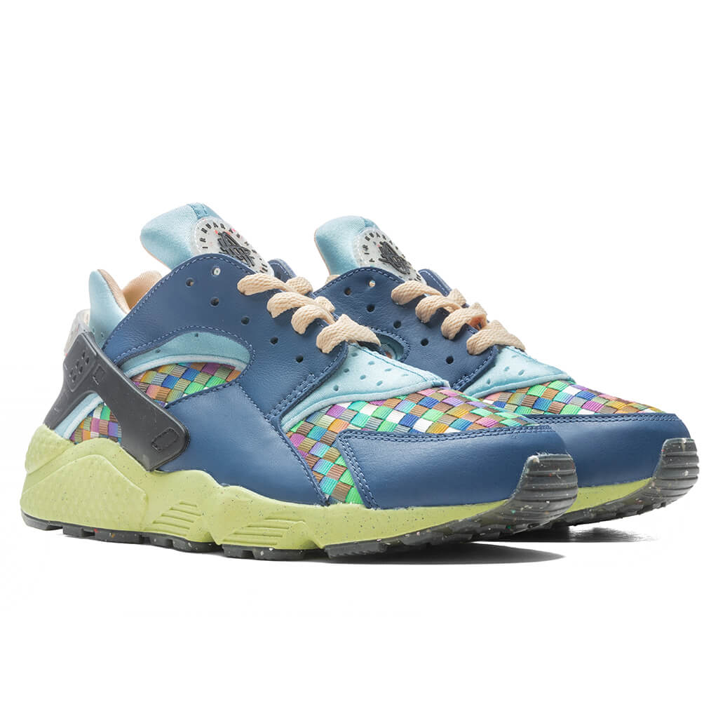 Nike Air Huarache Crater PRM - Mystic Navy/LT Lemon Twist/Worn Blue