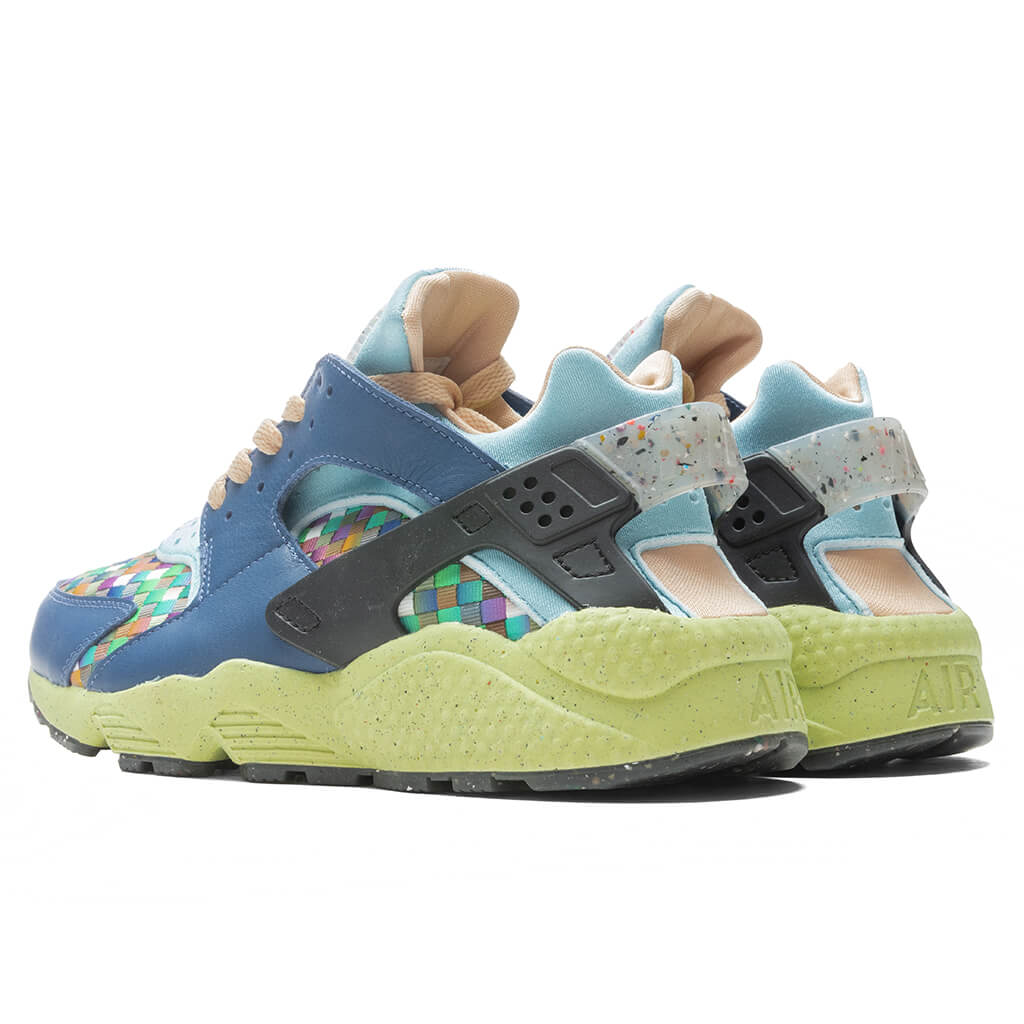 Nike Air Huarache Crater PRM - Mystic Navy/LT Lemon Twist/Worn Blue