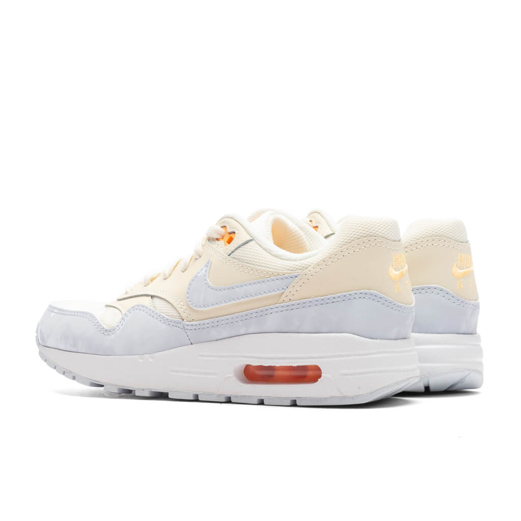 Nike Air Max 1 (GS) - Pale Ivory/Football Grey/Melon Tint