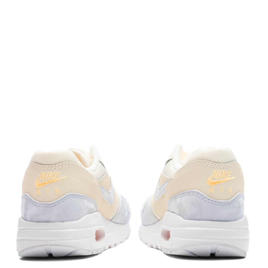 Nike Air Max 1 (GS) - Pale Ivory/Football Grey/Melon Tint