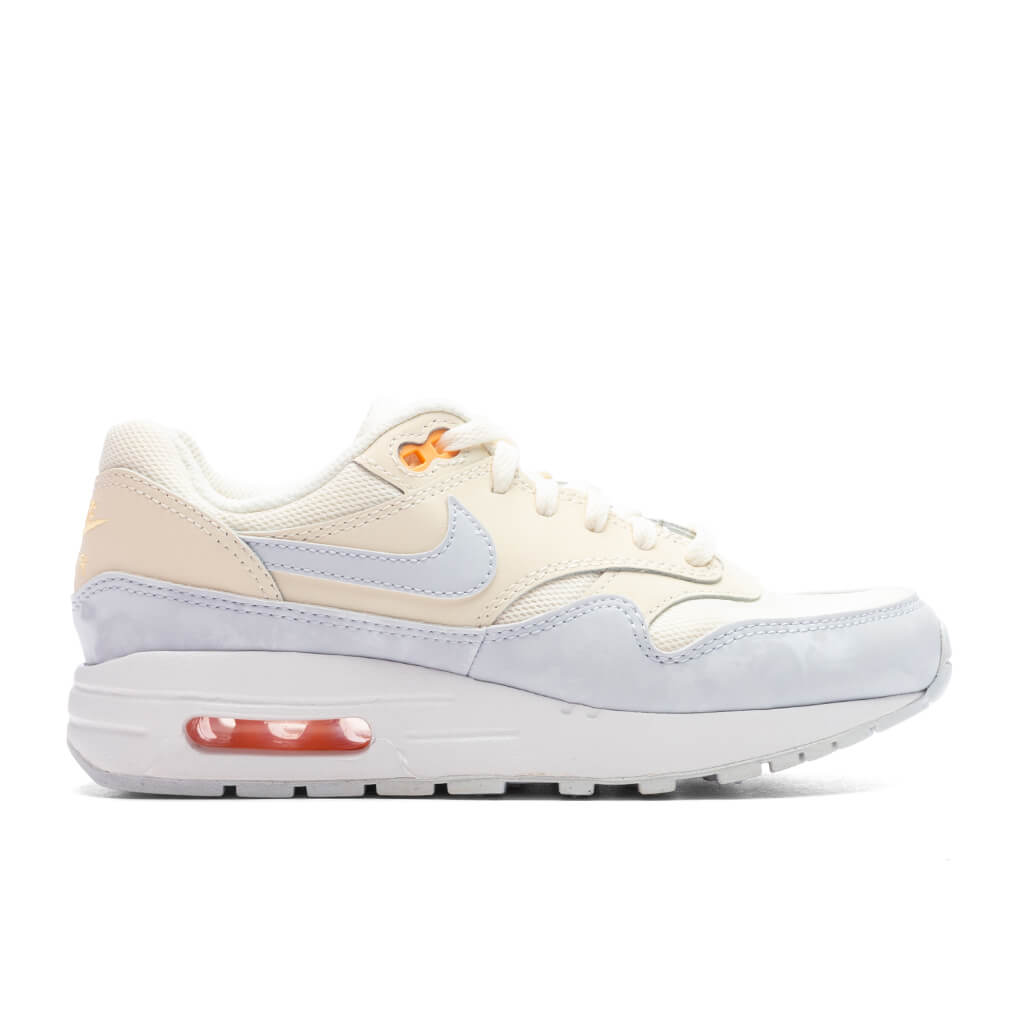 Nike Air Max 1 (GS) - Pale Ivory/Football Grey/Melon Tint