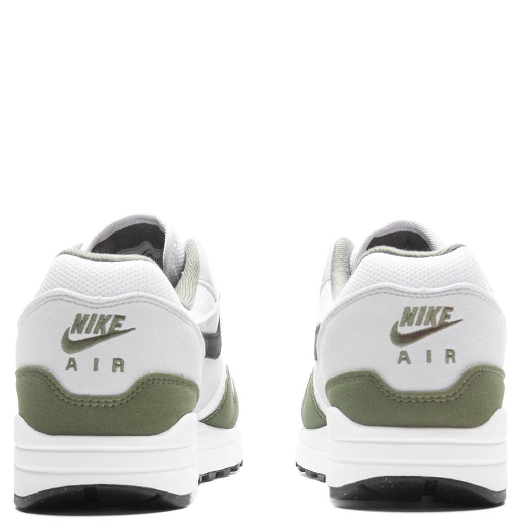 Nike Air Max 1 - White/Black/Medium Olive