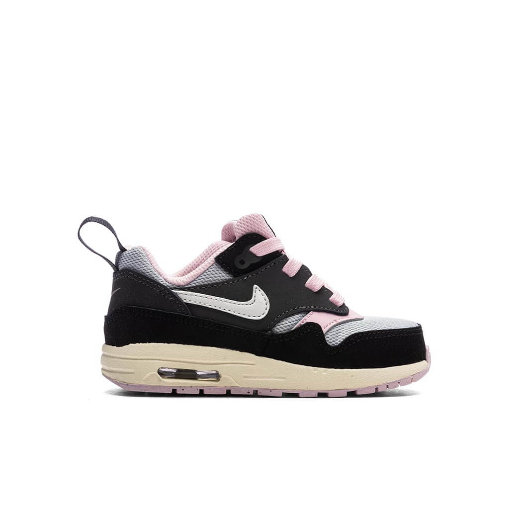 Nike Air Max 1 EZ 'Pink Foam' (TD) - Black/Summit White/Anthracite