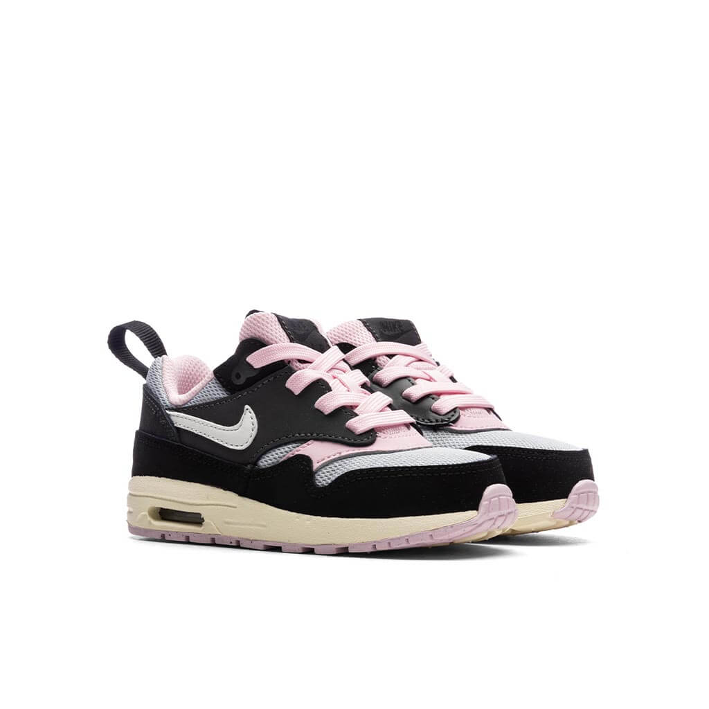 Nike Air Max 1 EZ 'Pink Foam' (TD) - Black/Summit White/Anthracite