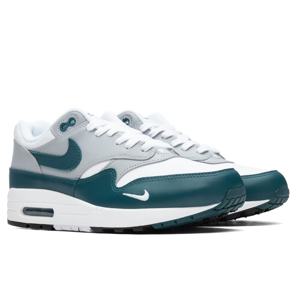 Nike Air Max 1 LV8 - White/Dark Teal Green