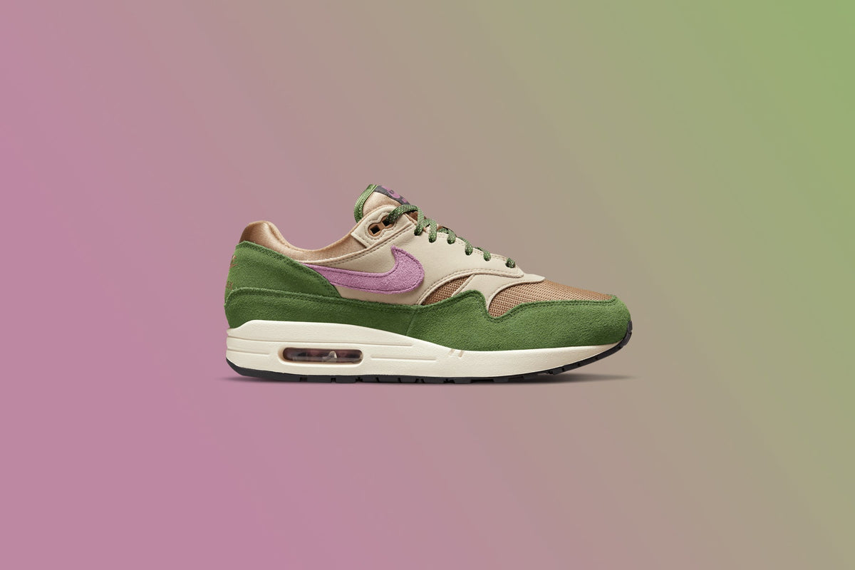 Nike Air Max 1 NH - Treeline/Light Bordeaux/Dark Driftwood