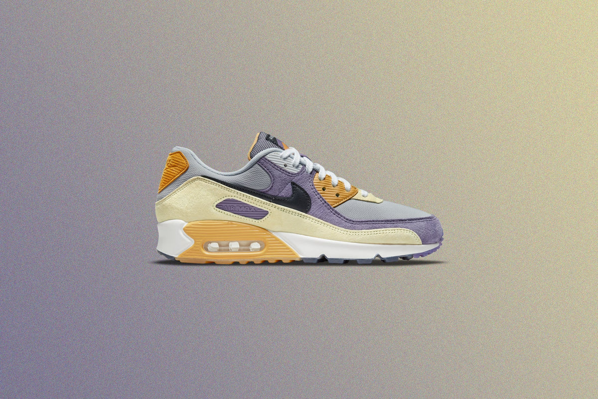 Nike Air Max 90 - Court Purple/Black/Lemon Drop/Wolf Grey