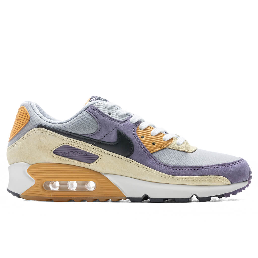 Nike Air Max 90 - Court Purple/Black/Lemon Drop/Wolf Grey
