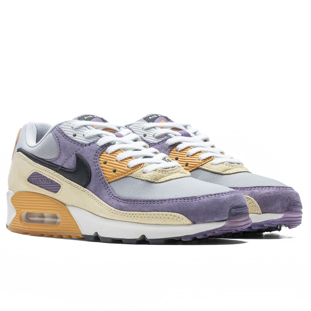 Nike Air Max 90 - Court Purple/Black/Lemon Drop/Wolf Grey