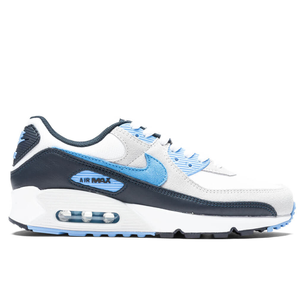 Nike Air Max 90 - White/University Blue/Pure Platinum