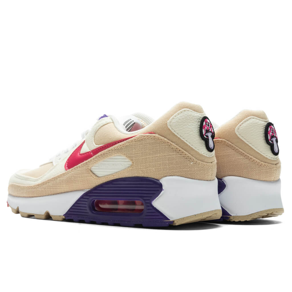 Nike Air Max 90 "Air Sprung" - Rush Pink/Coconut Milk/Phantom