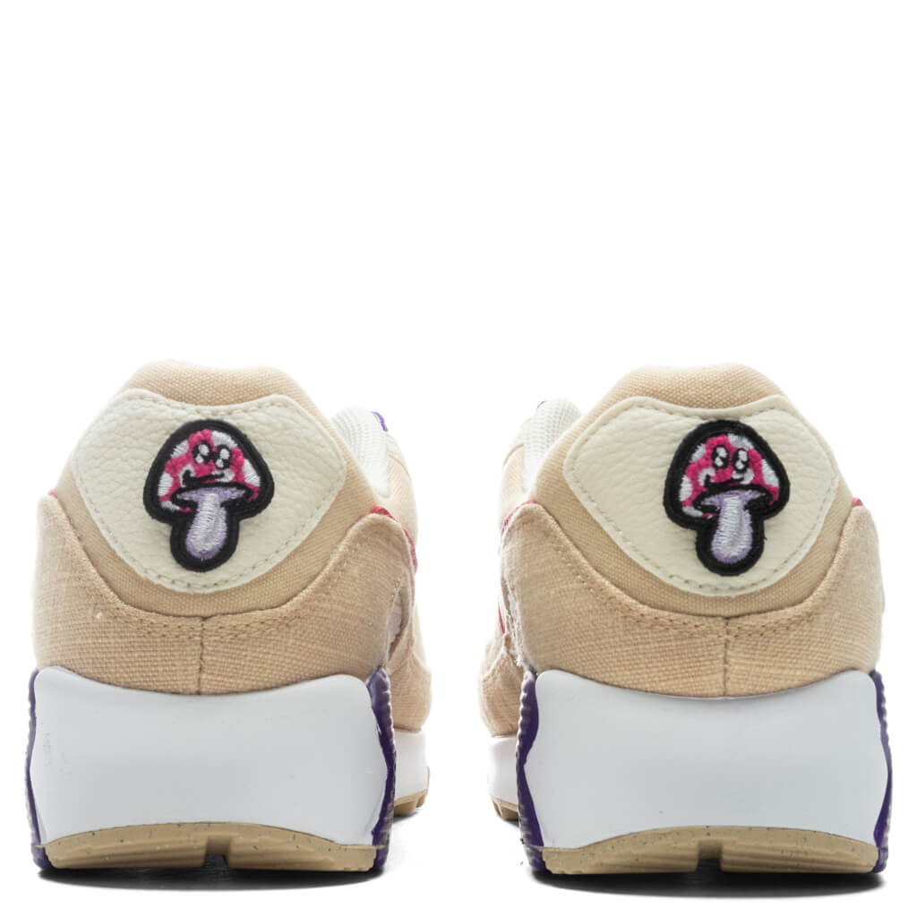 Nike Air Max 90 "Air Sprung" - Rush Pink/Coconut Milk/Phantom