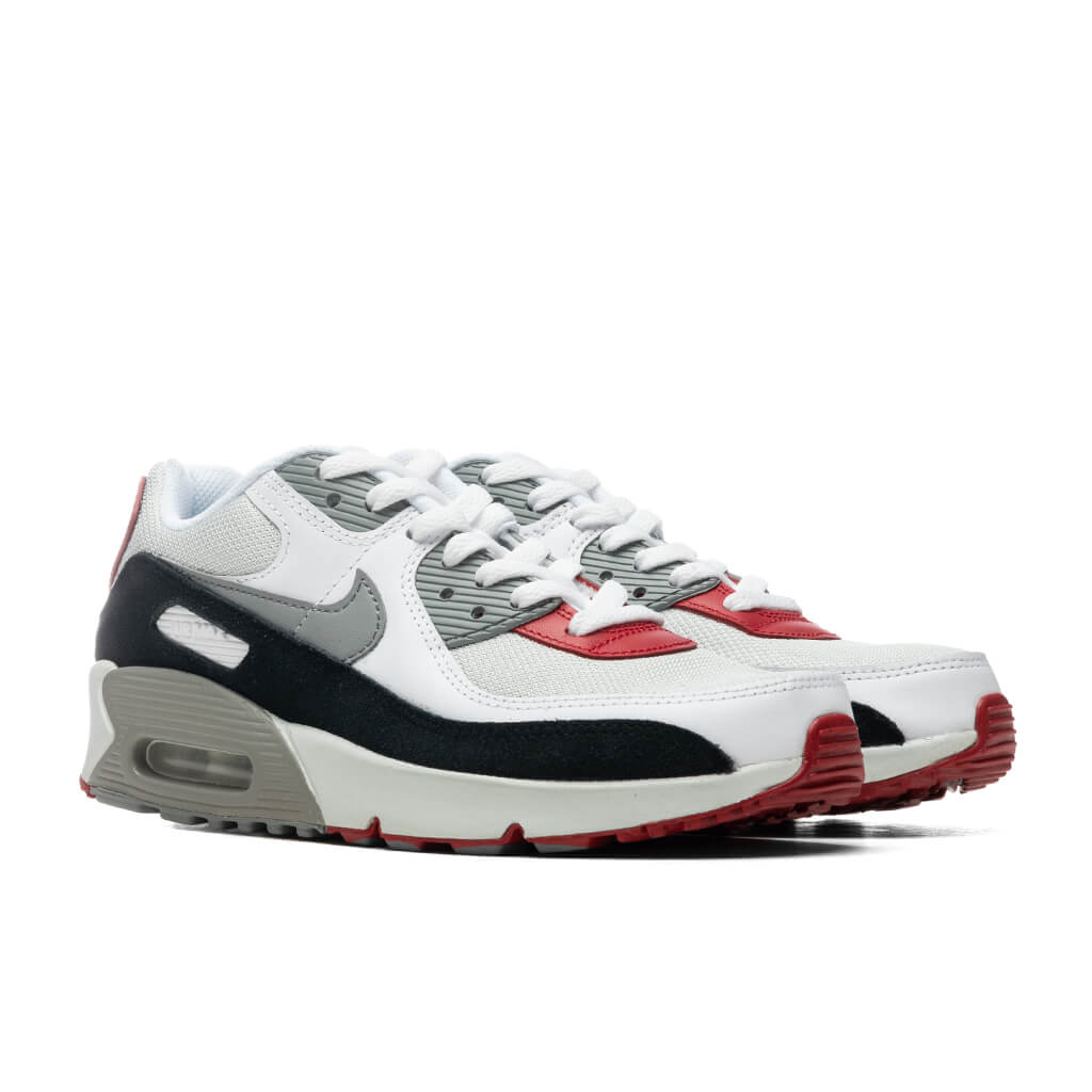 Nike Air Max 90 LTR (GS) - Photon Dust/Particle Grey/Varsity Red