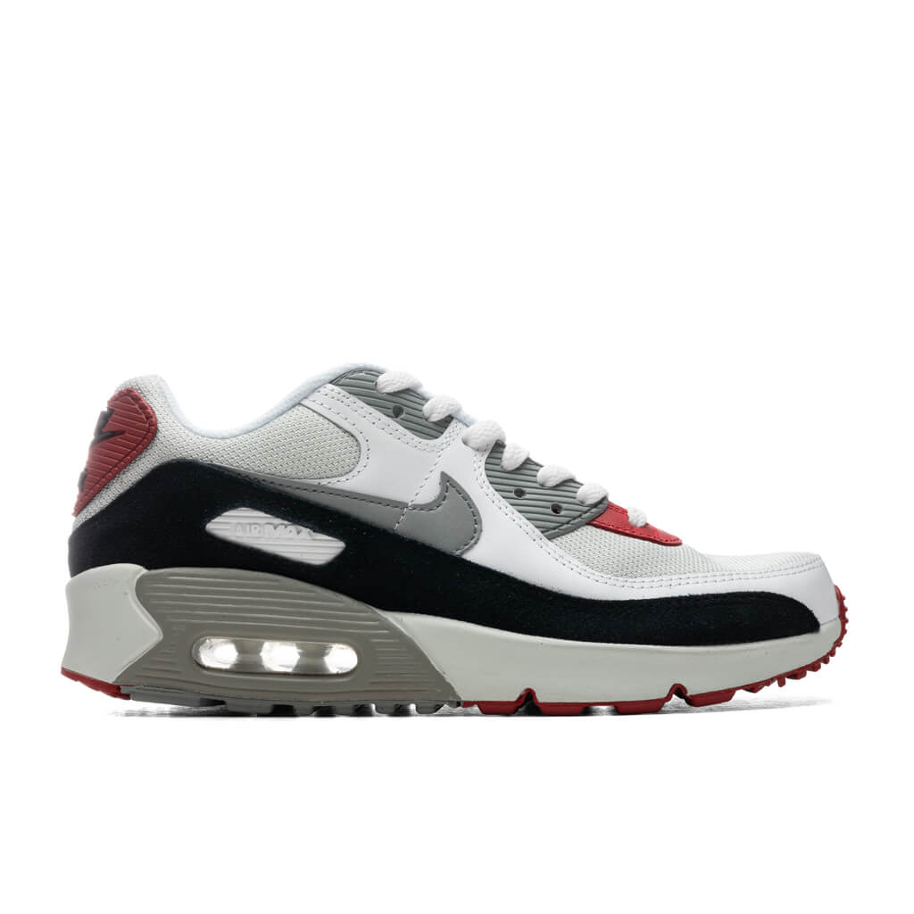 Nike Air Max 90 LTR (GS) - Photon Dust/Particle Grey/Varsity Red