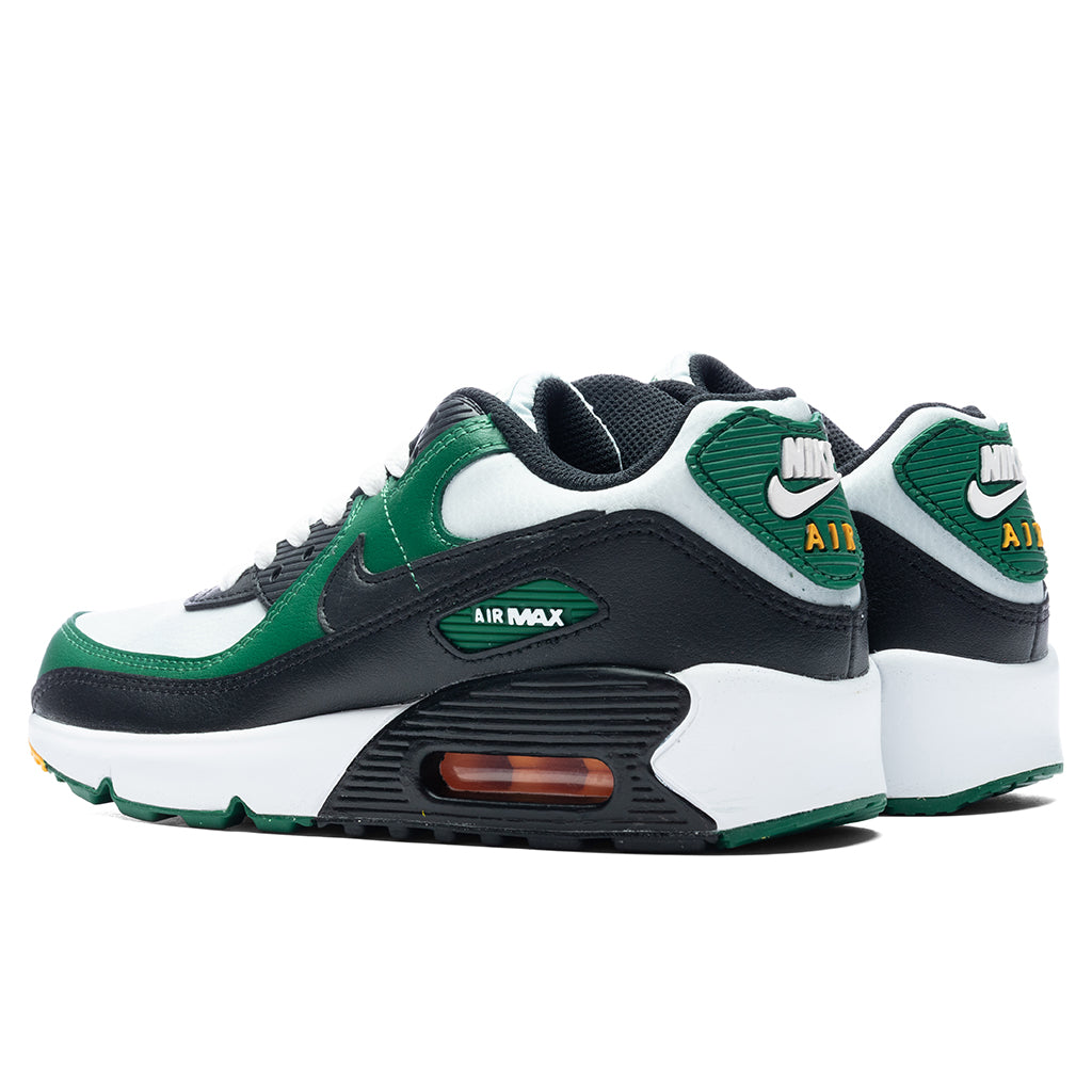 Nike Air Max 90 LTR (GS) - Pure Platinum/Black/Gorge Green