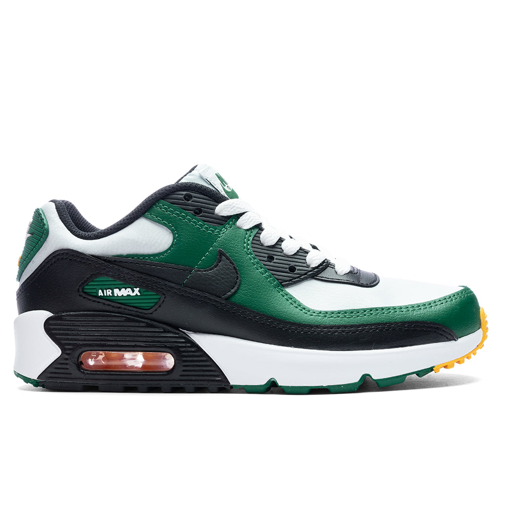 Nike Air Max 90 LTR (GS) - Pure Platinum/Black/Gorge Green