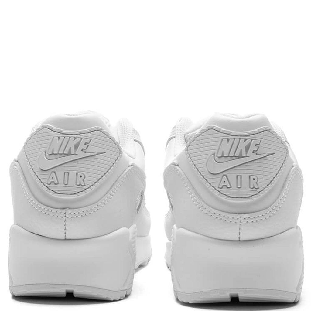 Nike Air Max 90 LTR (GS) - White/Metallic Silver