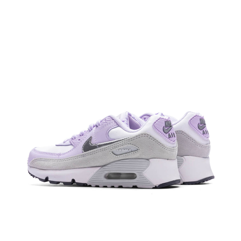 Nike Air Max 90 (PS) - White/Metallic Silver/Violet Frost