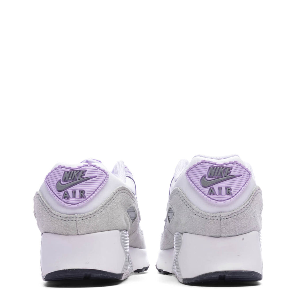 Nike Air Max 90 (PS) - White/Metallic Silver/Violet Frost