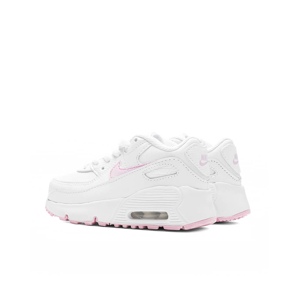 Nike Air Max 90 (TD) - White/Pink Foam