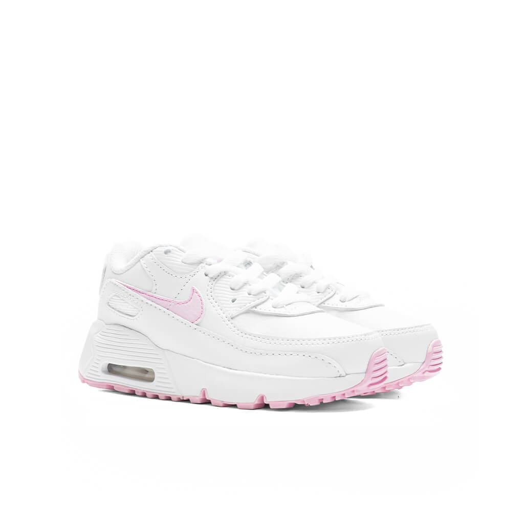Nike Air Max 90 (TD) - White/Pink Foam