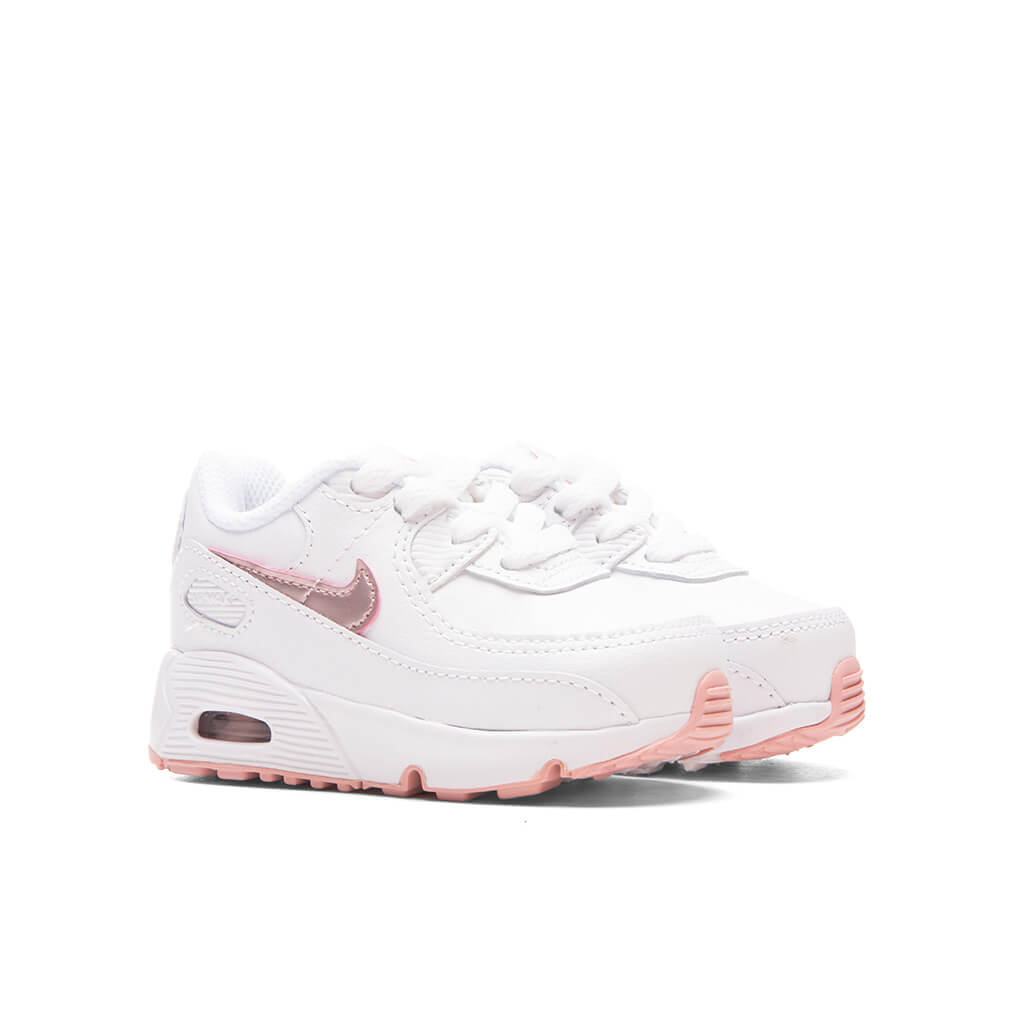 Nike Air Max 90 (TD) - White/Pink Glaze
