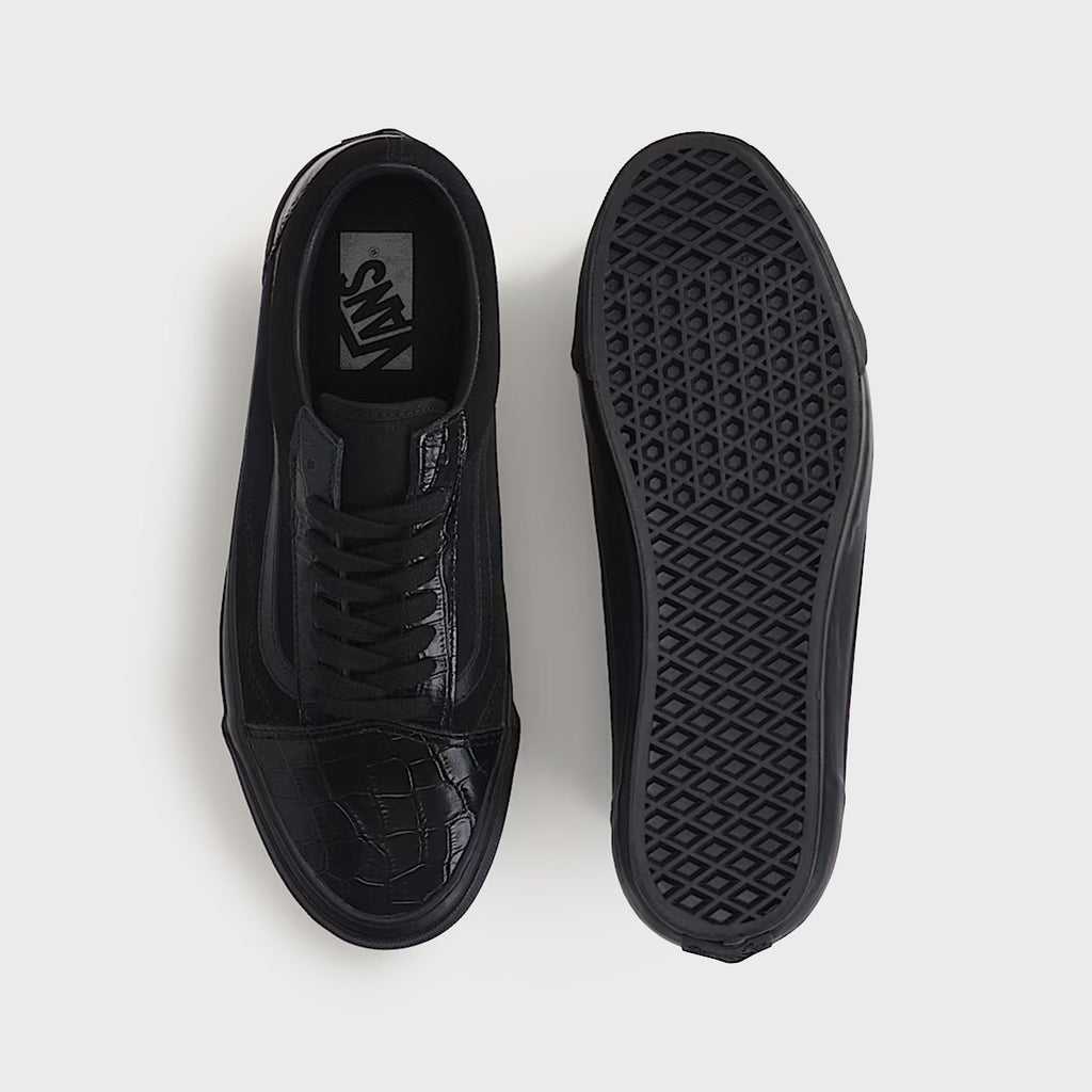 VANS LX Old Skool Croc Leather - Black