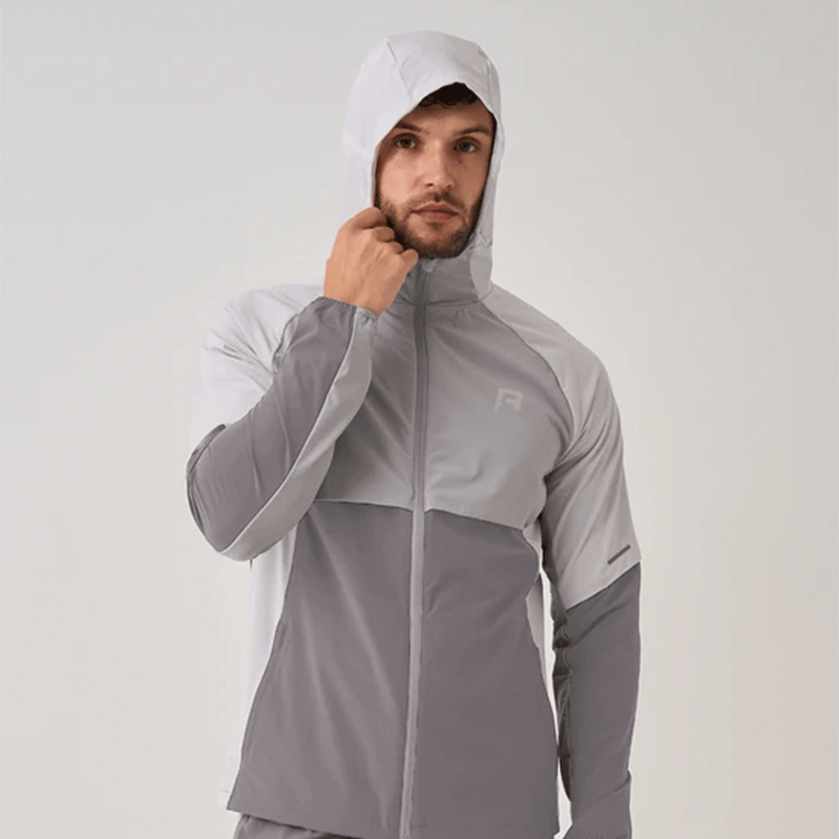 Reprimo Vortex Windbreaker Jacket 'Misty Grey Slate Core'