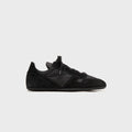 Rick Owens Minimal Suede Trimmed Sneaks - Black / Black / Black