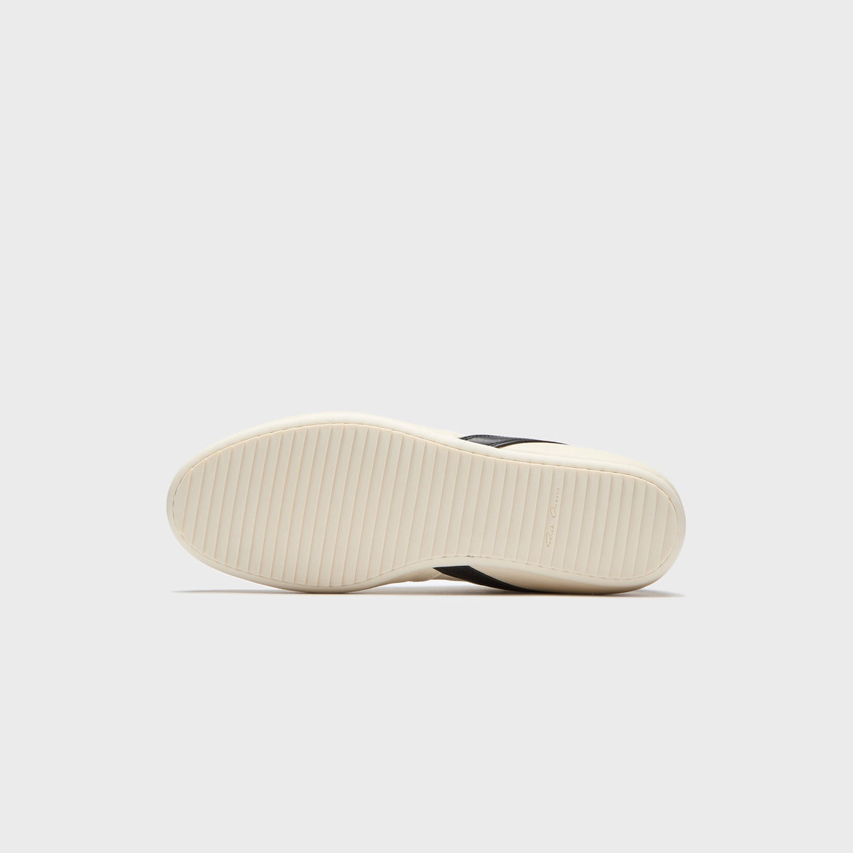 Rick Owens Concordians Minimal Sneaks - Milk / Black / Milk