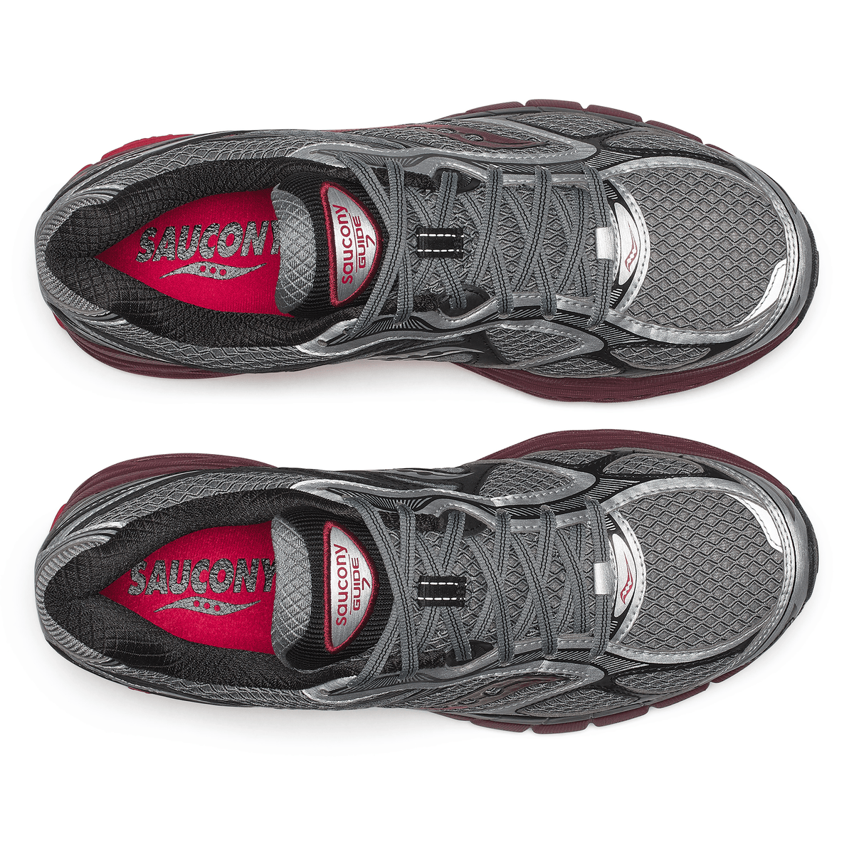 Saucony Progrid Guide 7 'Silver Maroon'