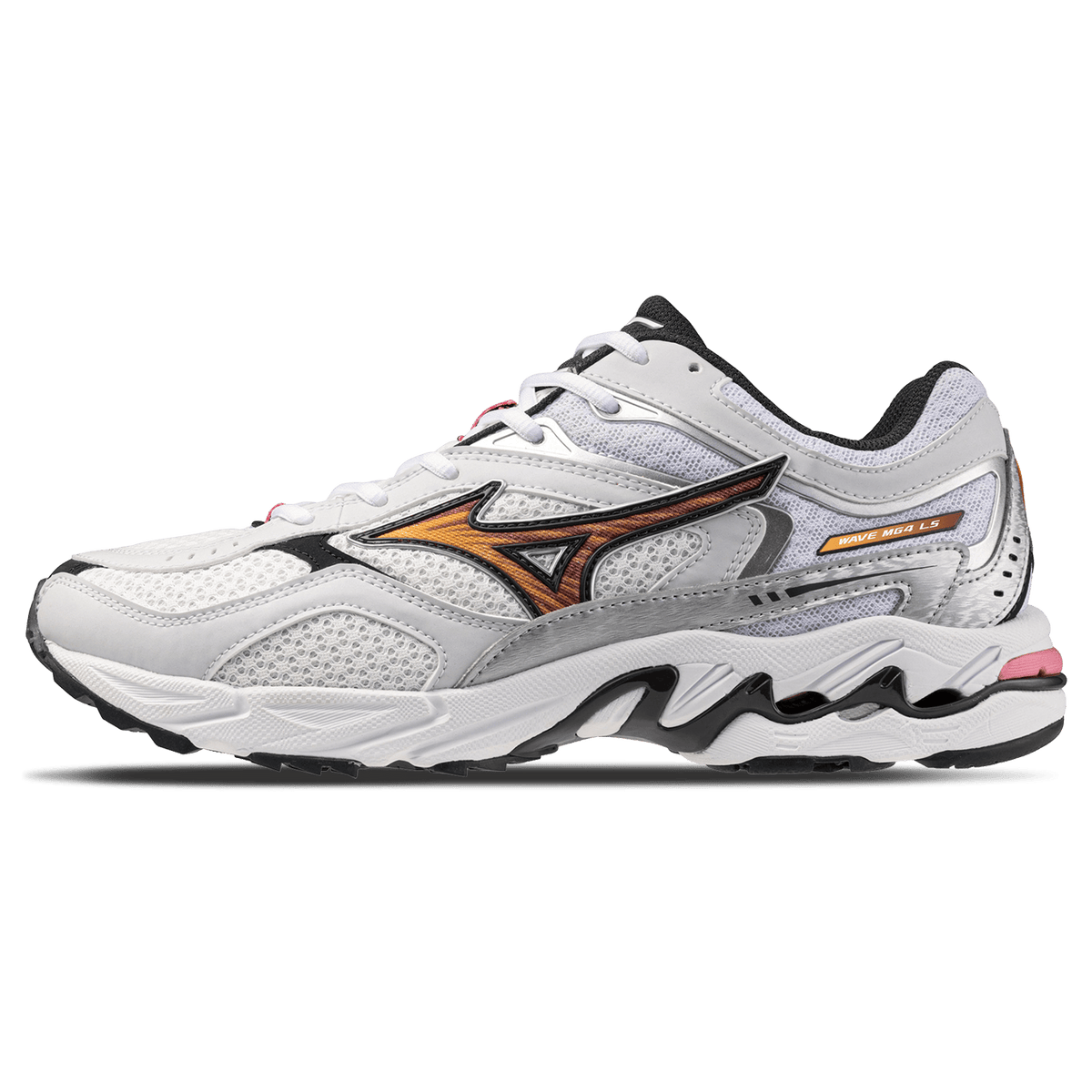 Mizuno Wave Mustang LS OG 'White Artisan's Gold Galaxy Silver'