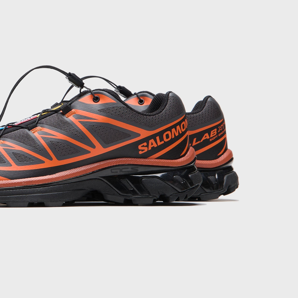 Salomon XT-6 - Asphalt / Black / Red Orange