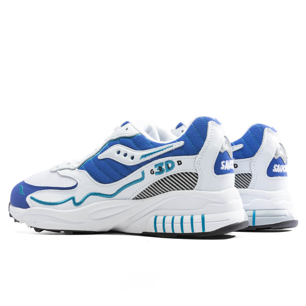 Saucony 3D Grid Hurricane - White/Royal