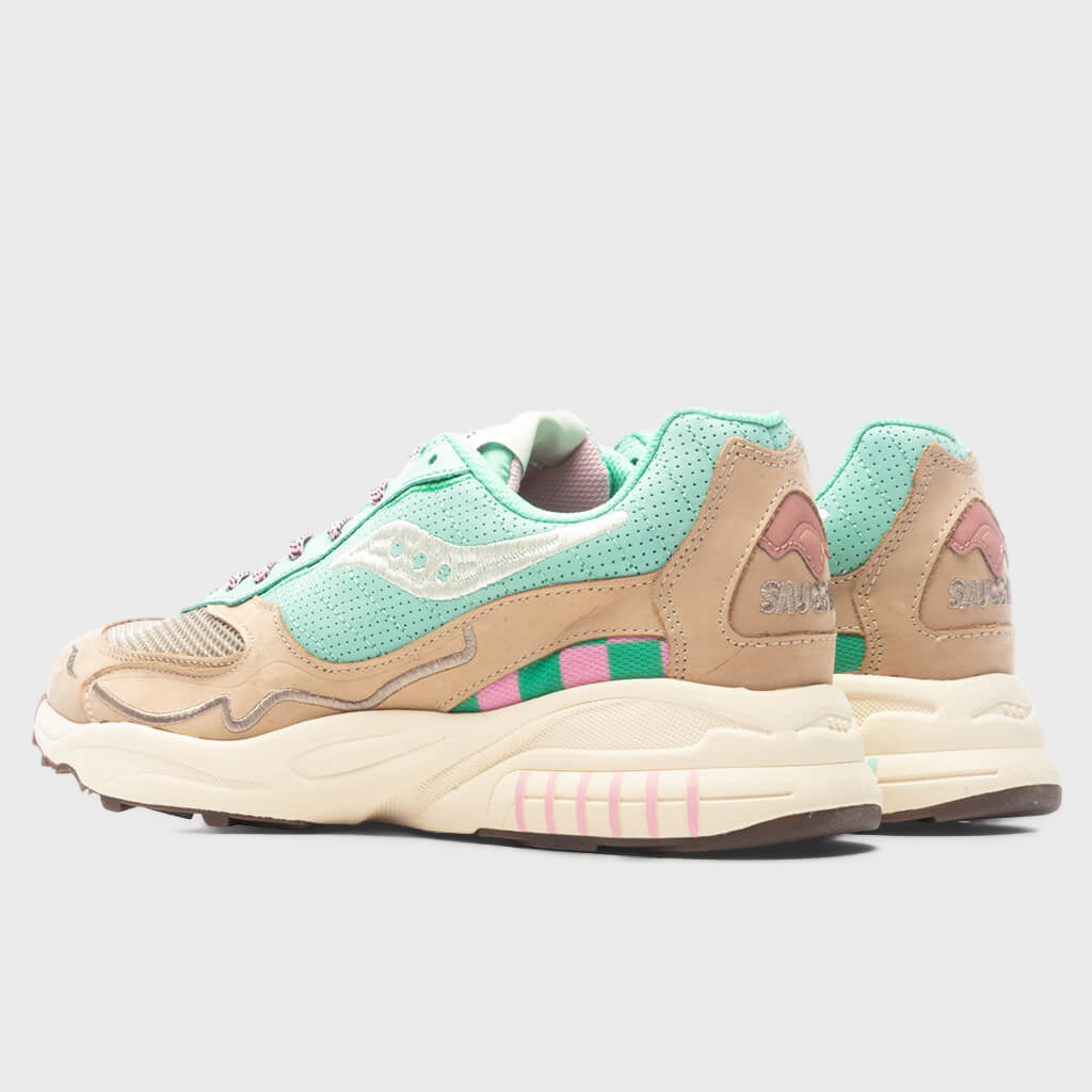 Saucony 3D Grid Hurricane "Earth Citizen" - Aquamarine/Grey