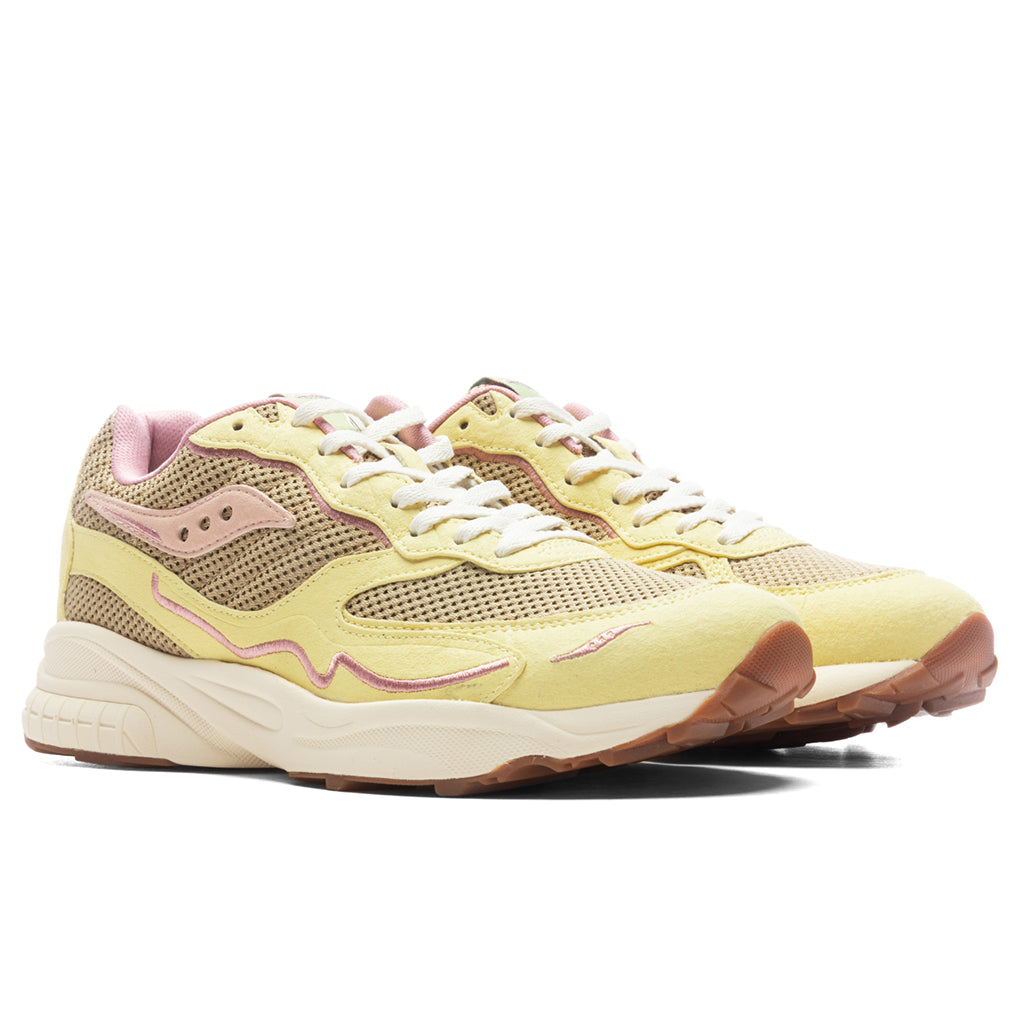 Saucony 3D Grid Hurricane Mushroom - Tan/Yellow