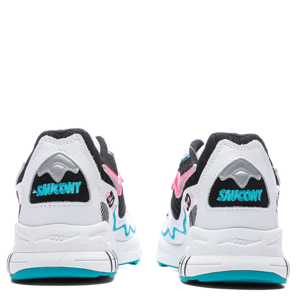 Saucony 3rd Grid Hurricane - White/Black/Pink