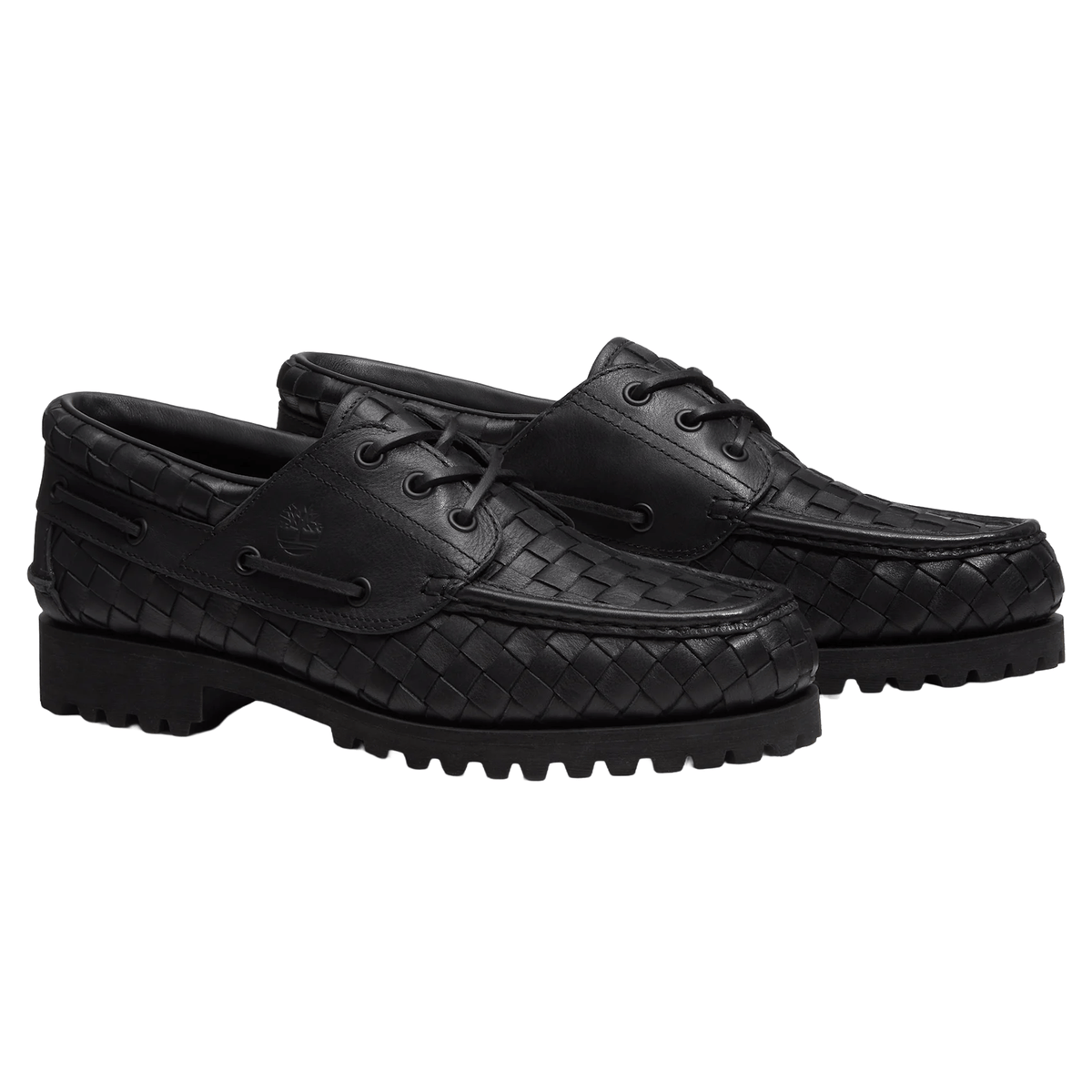 Timberland 3-Eye Lug Woven Pack 'Black Full Grain'