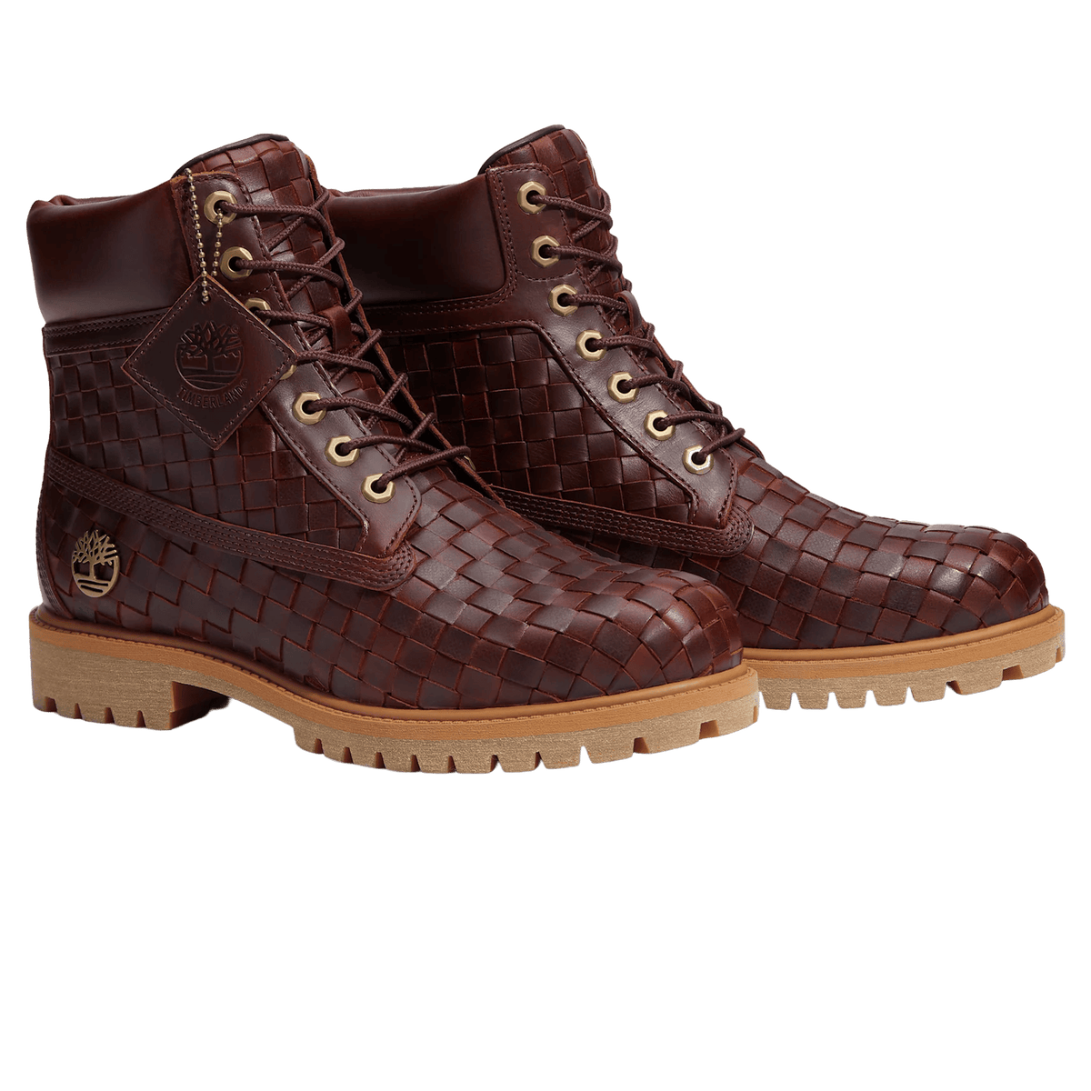 Timberland Premium 6 Inch Boot Woven 'Burgundy Full Grain'