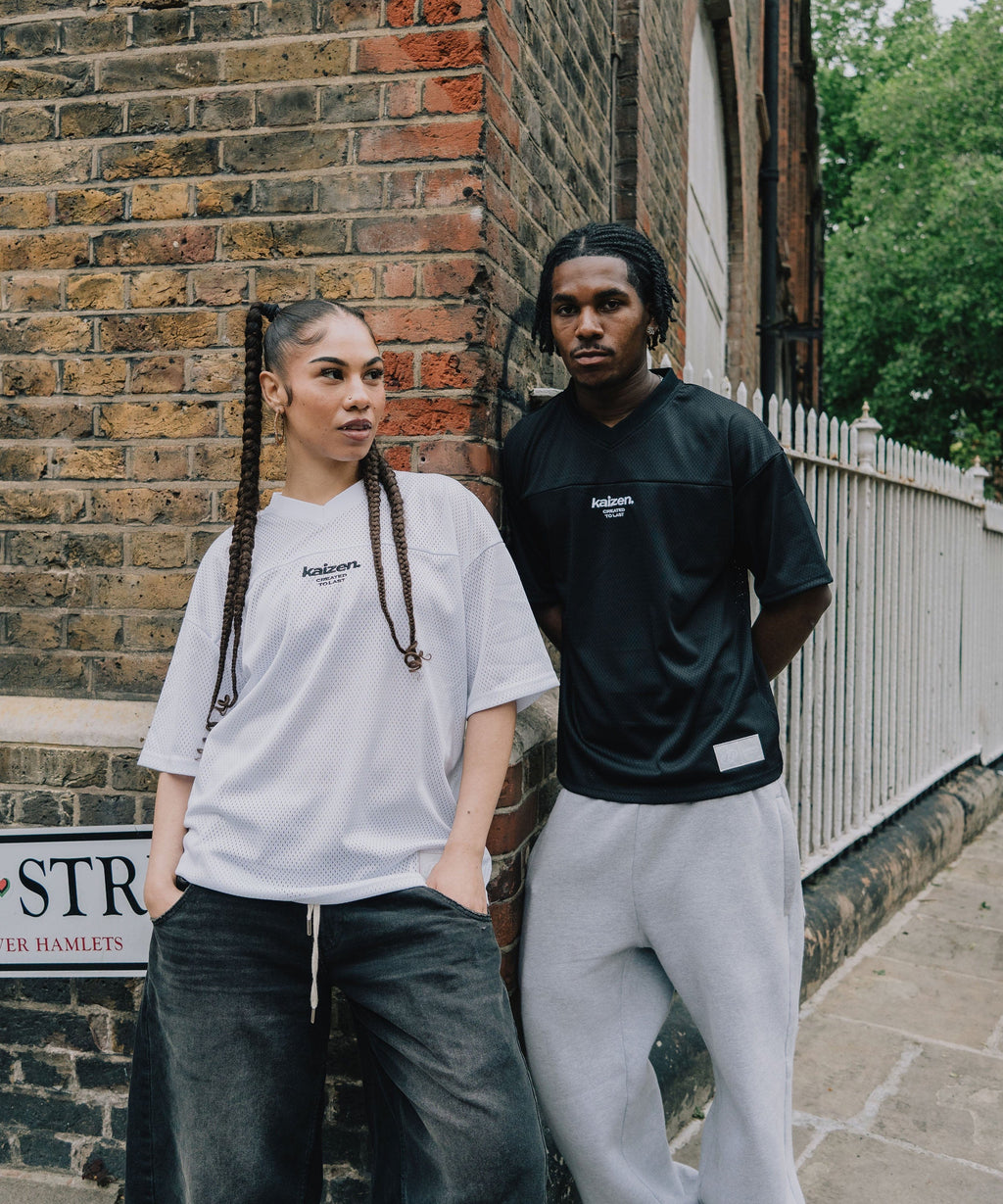 KAIZEN MARKET BLACK MESH JERSEY
